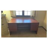 Cherry Finish Heavy Laminate Office Desk- Retail: $175