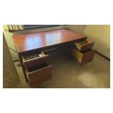 Cherry Finish Heavy Laminate Office Desk- Retail: $175