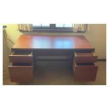 Cherry Finish Heavy Laminate Office Desk- Retail: $175