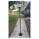 Modern Black Torchiere Floor Lamp - Retail: $25