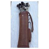 Classic Golf Club Set with Plaid Bag - Retail: $85