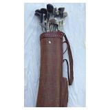 Classic Golf Club Set with Plaid Bag - Retail: $85