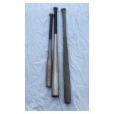 Classic Wood and Metal Baseball Bats Collection - Retail: $85