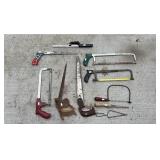 Collection of Traditional Hand Saws and Tools - Retail: $75