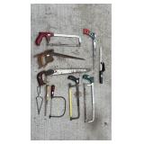 Collection of Traditional Hand Saws and Tools - Retail: $75