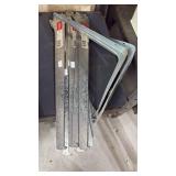 Industrial Metal Shelf Brackets and Support Rails - Retail: $15