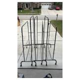 Rolling Commercial Clothing Racks - Retail: $45