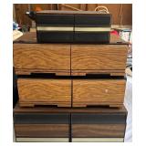 Retro Wood CD Storage Tower - Retail: $45