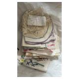 Handcrafted Lace and Embroidered Handkerchief Collection - Retail: $45