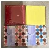 Lot of 4 Scrapbook Albums – Colorful Covers • Ready to Personalize- Retail: $25