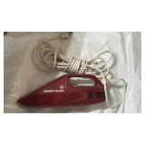 Vintage Hoover Handheld Vacuum – Red Metal Body with Original Cord - Retail: $15