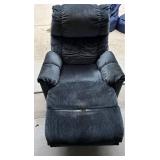 Blue Textured Recliner Chair - Retail: $75