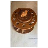 Mid-Century Wooden Horse Head Pipe Stand - Retail: $45
