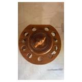 Mid-Century Wooden Horse Head Pipe Stand - Retail: $45