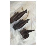 Set of 3 Metal Farm Animal Figurines – Pig, Cow & Chicken Rustic Décor- Retail: $30