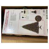 6ft Pre-Lit Artificial Christmas Tree with Multi-Color Lights - Retail: $49