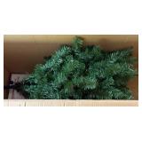6ft Pre-Lit Artificial Christmas Tree with Multi-Color Lights - Retail: $49