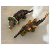 Collectible Rubber Dinosaur Figures - Set of 2 - Retail: $15
