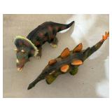 Collectible Rubber Dinosaur Figures - Set of 2 - Retail: $15