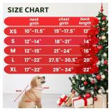 TUKOAW Christmas Dog Sweater, Winter Warm Antlers Hoodie Knitwear Pullover Dog Clothes for Cold Weather, Cute Ugly Holiday Dog Costume Outfits with Leash Hole for Small Medium Large Dogs, Puppy, Cats