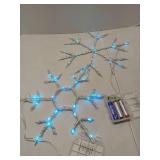 (UNUSED) Remote Controlled LED Snowflake String Lights