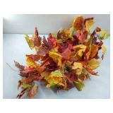 (UNUSED) belupai 67in Artificial Maple Leaves Swag, Autumn Maple Leaves Garland Front Door Maple Leaf Wreath,Fall Orange Leaves Floral Swag for Thanksgiving Christmas Halloween Wall - Set of 2