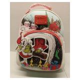 (UNUSED) Dr. Seuss Grinch Holiday Mini Backpack by Loungefly - Retail: $65