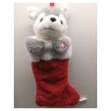 Interactive Husky Christmas Stocking Plush (Can