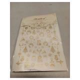 FACTORY SEALED - Rchovsam Nail Art Stickers Decals 5D Embossed Golden Christmas Nail Stickers Xmas Tree Elk Christmas Nail Decals Gift for Women-1pcs