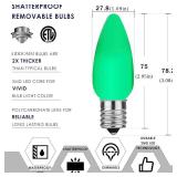(UNUSED) AIDDOMM C9 Smooth Multicolor LED Replaceable Bulbs 25 Pack, RECCO0024024 - Retail: $20