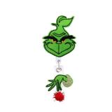 (UNUSED) Christmas Nurse Badge Reel, Holiday Retractable ID Badge Holder, Name Badge Holder, Valentines Day Gifts