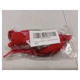 FACTORY SEALED - 2pcs Red Cardinal Birds Christmas Ornaments for Tree, Yard, Patio & Wreath Designs (2pcs)