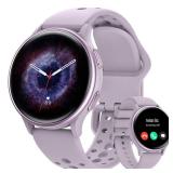 Smart Watches for Women, 42mm Smart Watch with 400+ Watch Face, 70+ Sport Modes, 24/7 Heart Rate, Sleep Monitor, Answer/Make Calls, Waterproof Activity Fitness Tracker for Android & iPhone (Purple