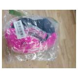 Neon Swimsuit for Women High Cut Tummy Control Rash Guard 80s 90s Outfit One Piece Long Sleeve Swimsuits Bathing Suits Surfing Zipper UPF 50+ Hot Pink 6-8 - Retail: $13