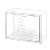 Clear Display Case for Collectibles and Toys, Protection Organizer Magnetic Door Storage Box, Perfect for Protecting and Showcasing Your Favorite Collectibles, Stackable Showcase for POP MART Figures 