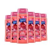 Suave Moisturizing Body Wash, with Wild Cherry Blossom and Vitamin E Extract, No Parabens, No Phtahaltes, 18 Oz Pack of 6 - Retail: $18