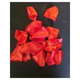 Hoteam 429 Pcs Premade Satin Ribbon Rose Petals Half Finished Three Color Eternal Rose DIY Flowers Bouquets Everlasting Floral for Birthday Wedding Anniversary (Red) - Retail: $17