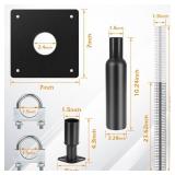 LCGP Generator Exhaust Extension Silencer Kit Reduce Noise by 50% with Mounting Plate and Adapter Universal Fit for Firman H07552 Wh03242 T075713 and Honda EU65007000is - Retail: $15