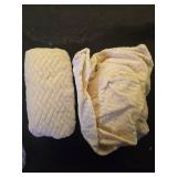 Smiry Waterproof Couch Cushion Covers, Stretch Jacquard Thick Sofa Cushion Covers, Washable Seat Slipcover Elastic Furniture Protector for Pets, Kid (2PC, Beige) - Retail: $25
