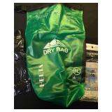 HEETA Dry Bag Waterproof for Women Men, Roll Top Lightweight Dry Storage Bag Backpack with Phone Case for Travel Swimming Boating Kayaking Paddle Board Camping Beach Accessories (Green, 5L) - Retail: 