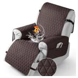 TAOCOCO 100% Waterproof Recliner Cover - Recliner Cover with Non-Slip Granule, Recliner Chair Covers with Elastic Band, Recliner Chair Covers for Reclining Chair(Chocolate, Medium-25ftft) - Retail: $2