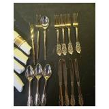 Plastic Silverwear Sets with Napkins -