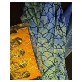 Tellingyou 6 Pcs Halloween Poseidon Costume Set Merman Sea Costume Neptune God of the Sea Cosplay for Men Adults(L) NO BEARD OR BRACELETS - Retail: $53