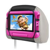 WONNIE Tablet Holder for Car, Upgraded iPad Holder for Car Mount Headrest, iPad Mount Back Seat for Kids with Anti-Slip Strap, Silicone Holding NetFits All 7-12.9ftft Tablets - Retail: $9