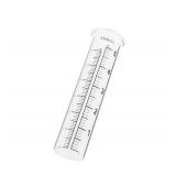 Mateda 5\ Capacity Rain Gauge Glass Replacement Tube, Lip Design, Great for Yard Garden Outdoor Home (1 Pack) - Retail: $7in