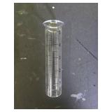Mateda 5\ Capacity Rain Gauge Glass Replacement Tube, Lip Design, Great for Yard Garden Outdoor Home (1 Pack) - Retail: $7in