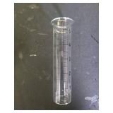 Mateda 5\ Capacity Rain Gauge Glass Replacement Tube, Lip Design, Great for Yard Garden Outdoor Home (1 Pack) - Retail: $7in