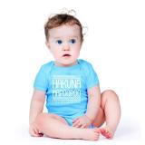 AW Fashions Hakuna Mapoopoo Baby Bodysuit Cute and Funny Newborn Apparel Trendy Outfit for Boys or Girls (6 Months, Light Blue) - Retail: $12