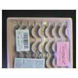 Lashes Natural Look Wispy Fasle Eyelashes 12mm Short Faux Mink Eyelashes Cat Eye Natural Strip Lashes Pack by Zegaine 16 Pairs - Retail: $9