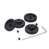 4pcs 48P Pinion Gear 3.175mm Set Hardened 36T 37T 38T 39T 48DP Pitch Gears RC Upgrade Part with Screwdriver - Retail: $16